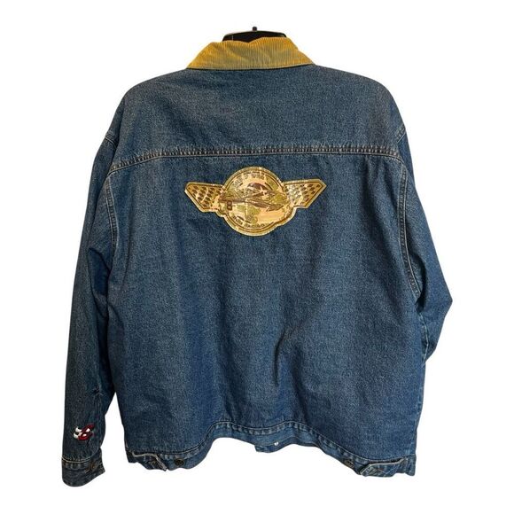 Chase Authentics Men's Vintage Bud Racing Dale Earnhardt Jr. Blue Jean Jacket XL - Picture 2 of 11